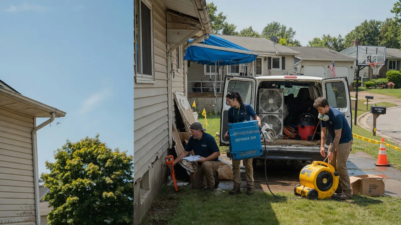 Ceiling Leak Cleanup in Cincinnati, IA near me